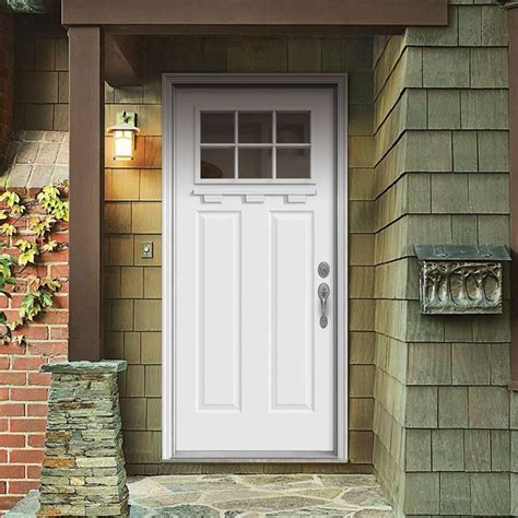 home depot metal house door with window|metal exterior doors for homes.